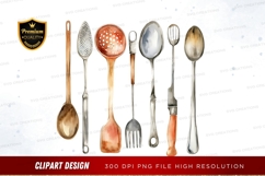 Kitchen utensils clipart png Product Image 1