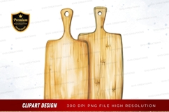 Wooden cutting boards clipart png Product Image 1
