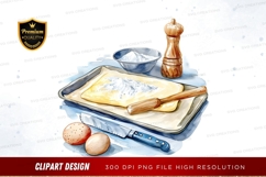 Baking preparation clipart png Product Image 1