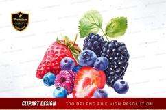 Assorted berries clipart png Product Image 1