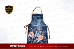 Floral apron clipart png Product Image 1