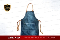 Blue apron clipart png Product Image 1