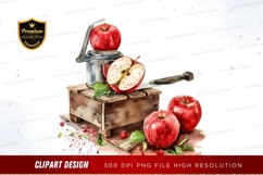 Apple cider preparation clipart png Product Image 1