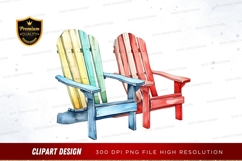 Colorful adirondack chairs Product Image 1