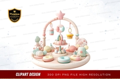 Pastel baby activity center clipart png Product Image 1