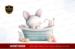 Bunny in a bathtub Product Image 1