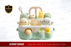 Cute bathroom accessories clipart png Product Image 1