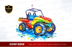 Colorful off-road vehicle clipart png Product Image 1