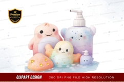 Bath time fun clipart png Product Image 1