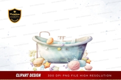 Whimsical bath tub with pastries Product Image 1