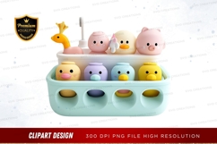 Colorful animal character collection clipart png Product Image 1