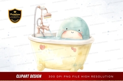 Cute animal taking a bath Product Image 1