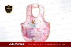Starry night bib clipart png Product Image 1