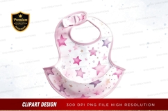 Starry night bib clipart png Product Image 1