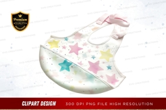 Starry night bib clipart png Product Image 1