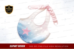 Starry night bib clipart png Product Image 1