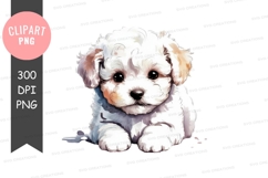 Cute puppy clipart png Product Image 1
