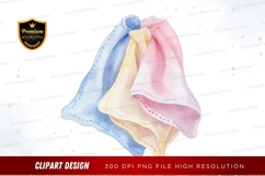 Colorful cloth napkins clipart png Product Image 1