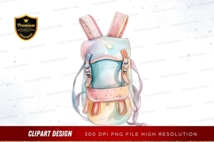Pastel rainbow backpack Product Image 1