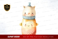 Adorable cat and kitten clipart png Product Image 1