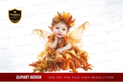 Autumn fairy clipart png Product Image 1