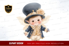 Fairy in elegant attire clipart png Product Image 1