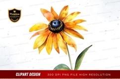 Vibrant sunflower clipart png Product Image 1