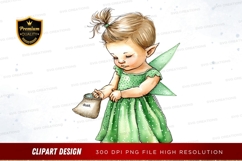 Fairy with dust bag clipart png Product Image 1