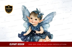 Blue fairy clipart png Product Image 1