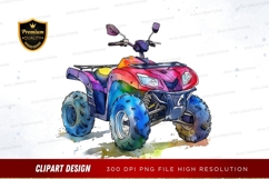 Colorful off-road vehicle clipart png Product Image 1
