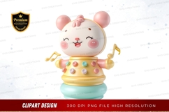 Musical bear clipart png Product Image 1