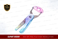 Colorful pet nail clipper clipart png Product Image 1