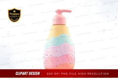 Colorful soap dispenser clipart png Product Image 1
