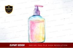 Hand sanitizer bottle clipart png Product Image 1