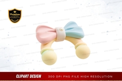 Colorful bow clipart png Product Image 1