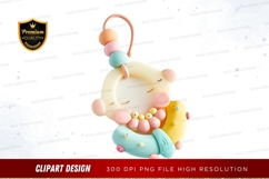 Whimsical bear clipart png Product Image 1