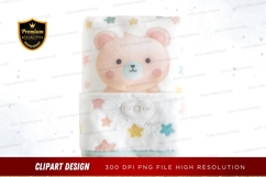 Cute baby bear clipart png Product Image 1