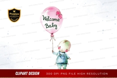 Welcome baby balloon Product Image 1