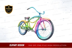Colorful bicycle clipart png Product Image 1