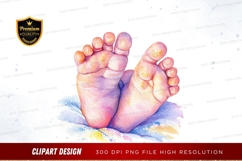 Baby feet clipart png Product Image 1