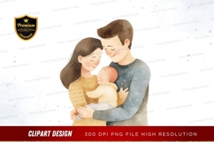 Happy family with newborn Product Image 1