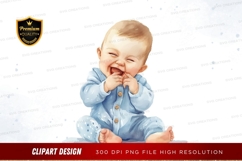 Laughing baby clipart png Product Image 1