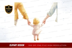Family bonding - clipart png Product Image 1