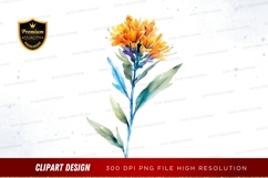 Vibrant flower clipart png Product Image 1