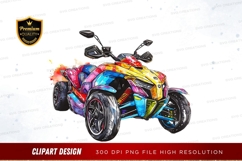 Colorful off-road vehicle clipart png Product Image 1