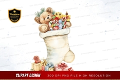 Christmas stocking with toys and gifts Product Image 1