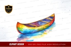 Colorful boat clipart png Product Image 1