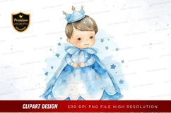 Blue princess clipart png Product Image 1