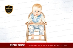 Baby in high chair Product Image 1