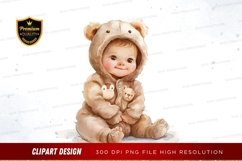 Adorable baby in bear costume Product Image 1